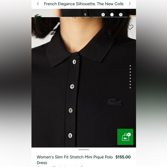 Lacoste Black Polo Shirtdress - Picture 6 of 6